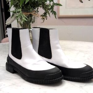 Camper Black Sole Ankle Boots